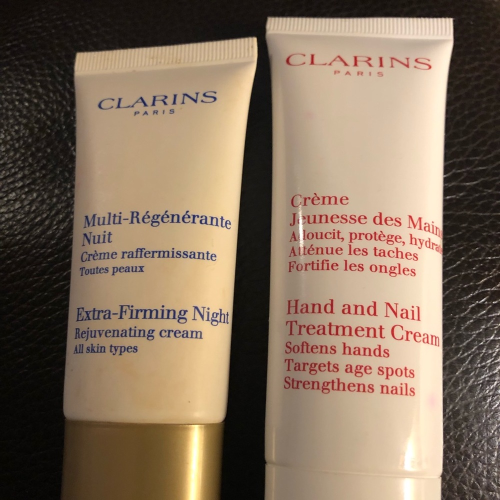 Clarins Paris creams